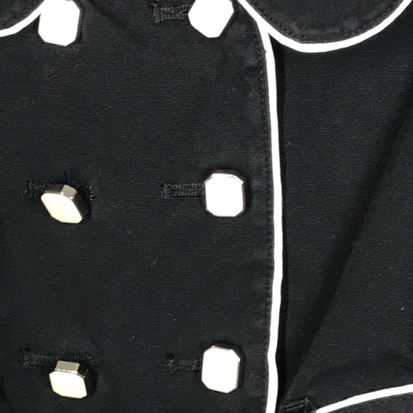 JANIE AND JACK Belted Navy Blue Jacket Coat Baby Infant 12 to 18 Months - Picture 4 of 7